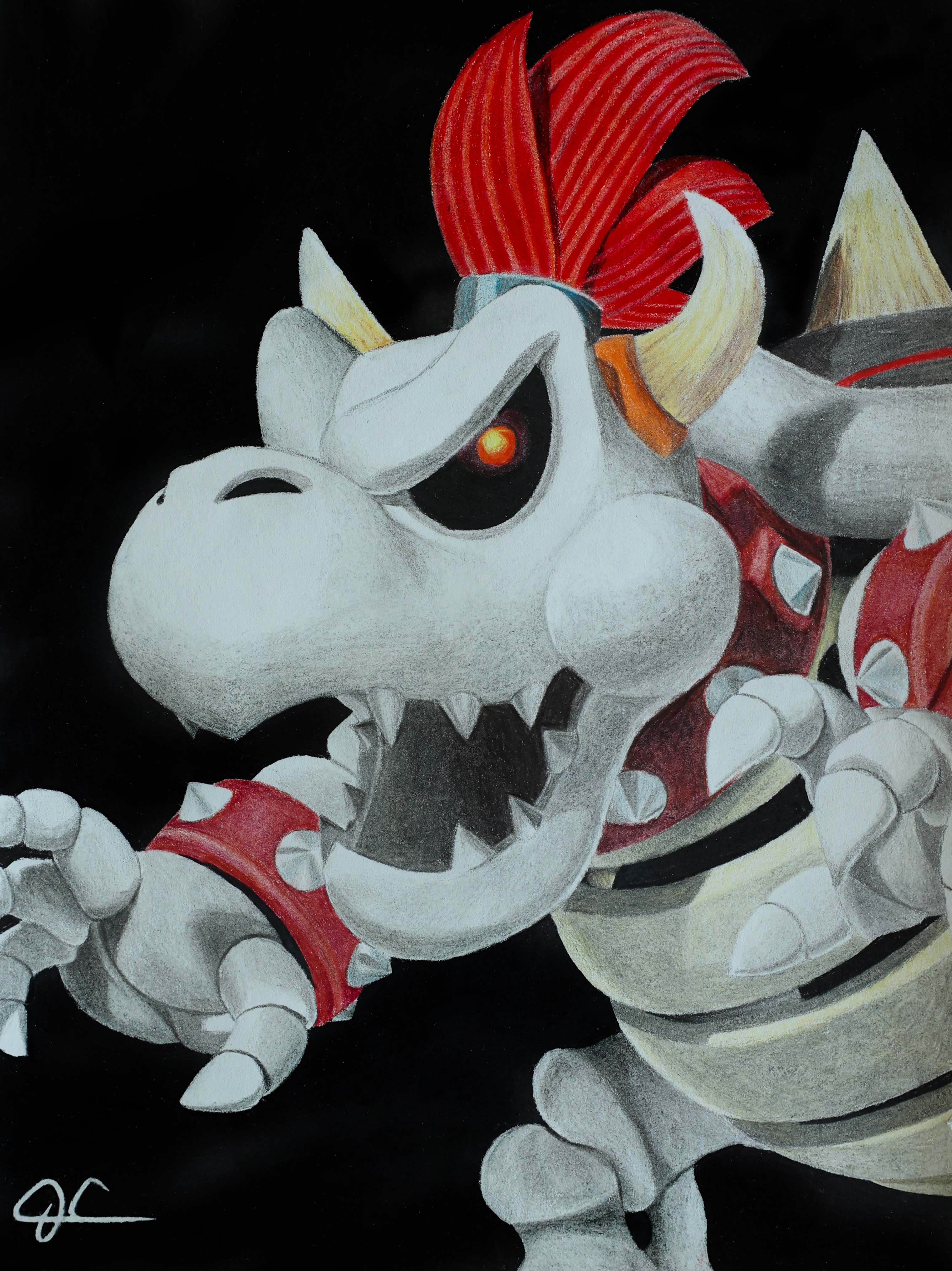 dry bowser drawing