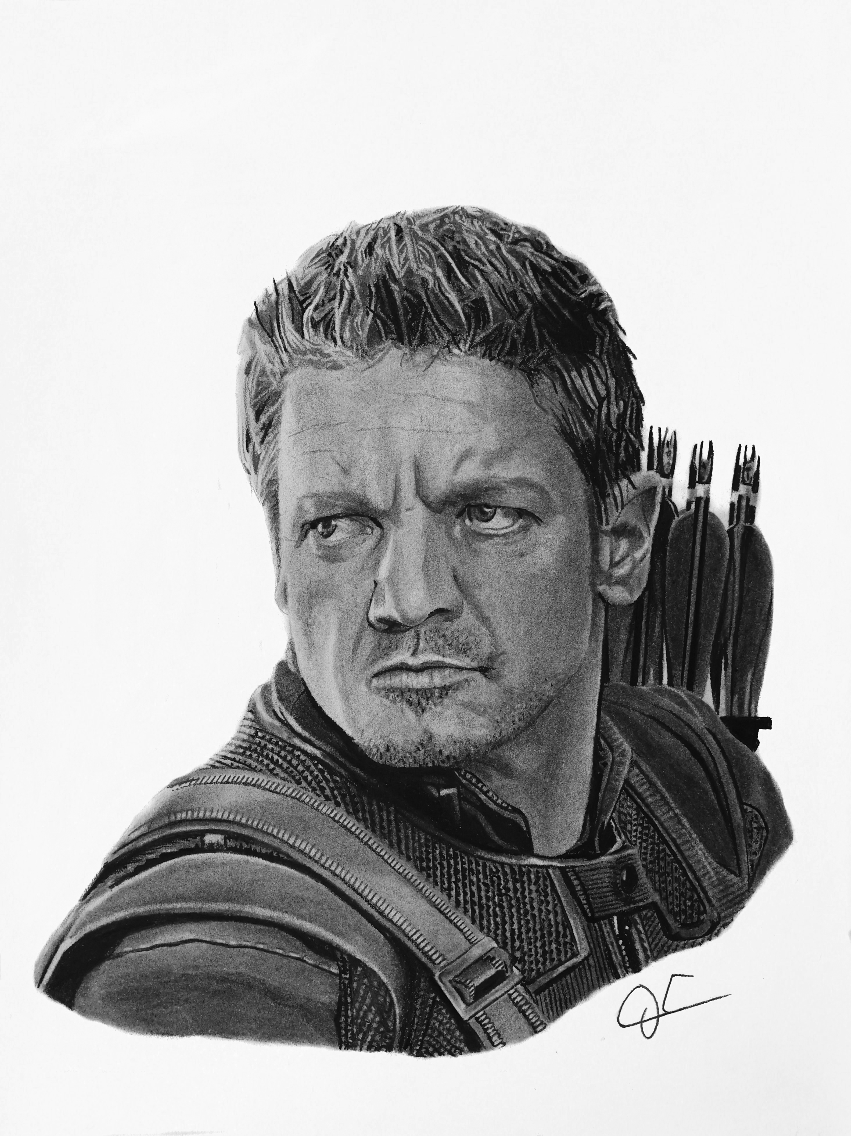 hawkeye drawing