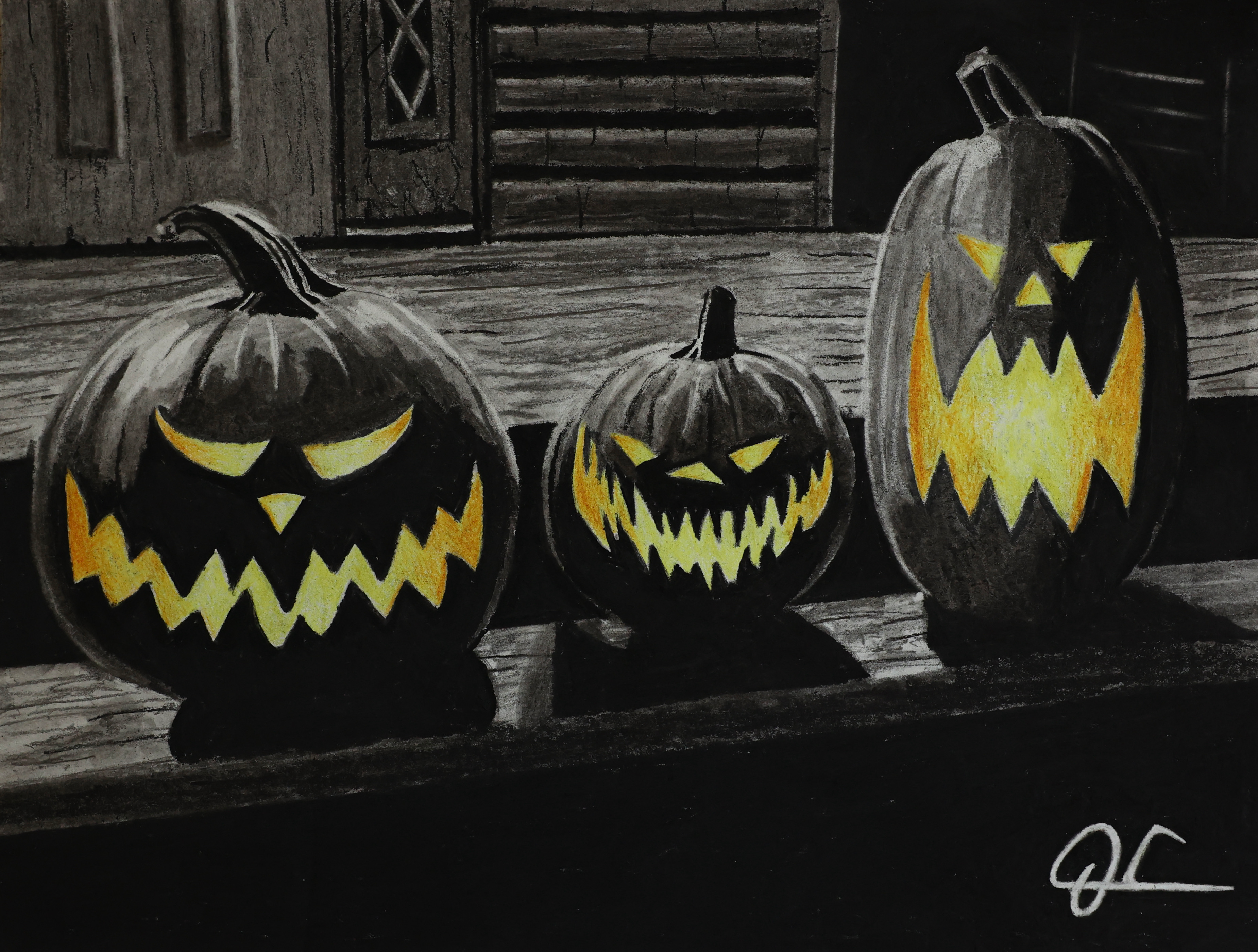 pumpkin drawing