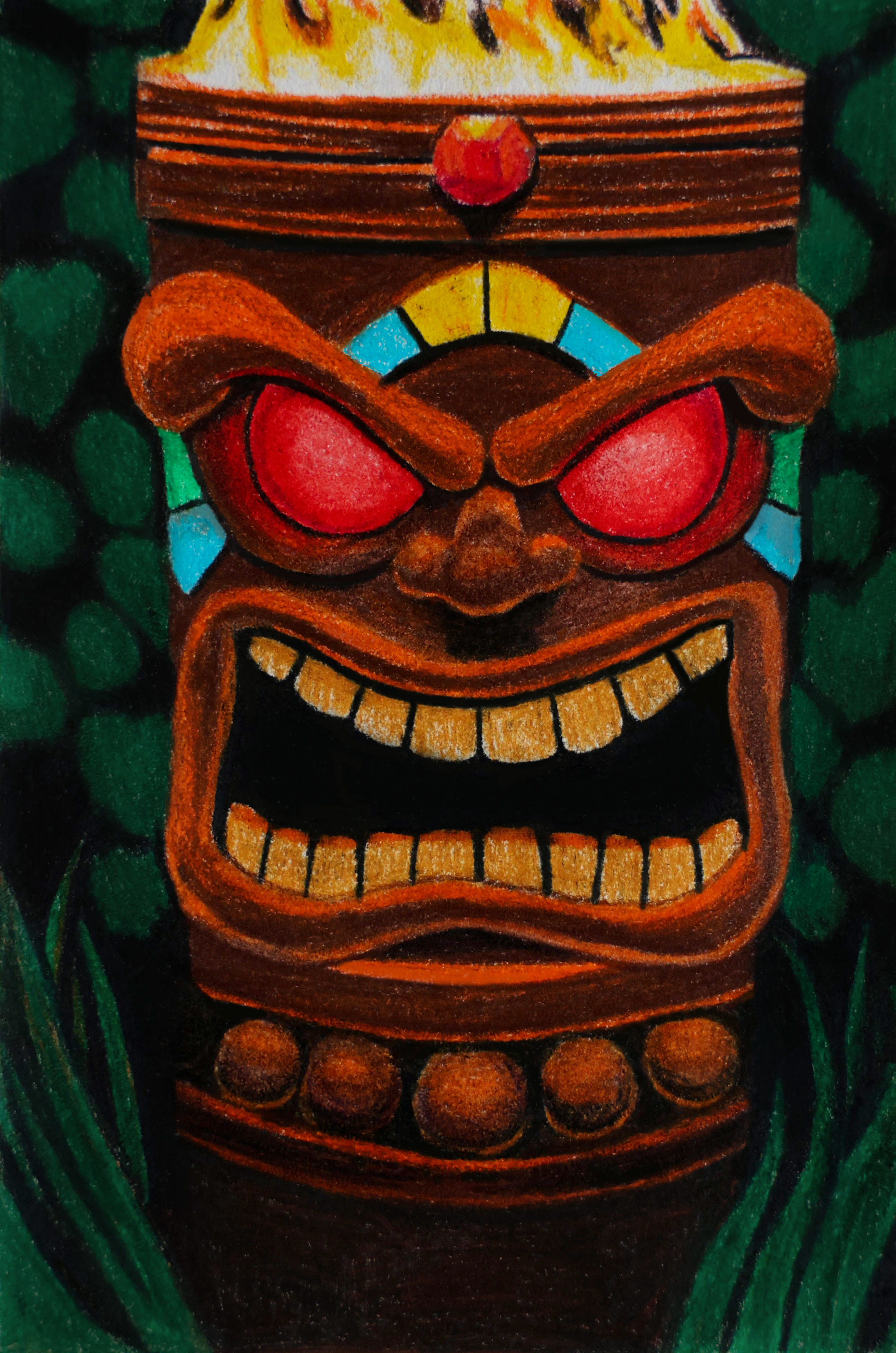 tiki drawing drawing